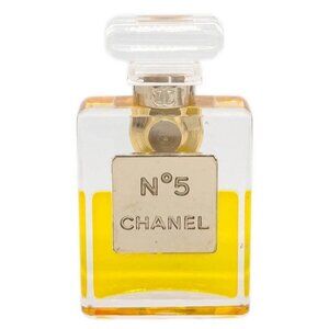 Chanel Perfume Bottle Brooch Pin Clear 06A 195347